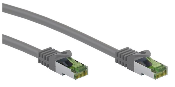 S/FTP patchkabel kat. 8.1, LSOH, 2m, šedý