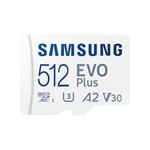 Samsung EVO Plus 512GB microSDXC karta, UHS-I U3 A2 + SD adaptér