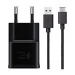 Samsung nabíječka EP-TA200EBE + kabel USB-C 1,2m, 15W, černá, bulk