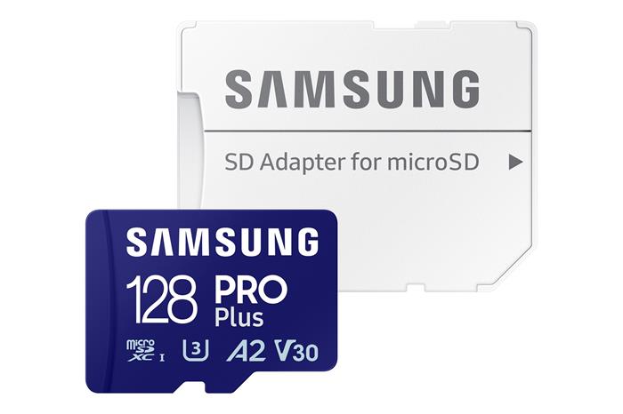 Samsung PRO Plus 128GB microSDXC karta, 180R/130W + adaptér