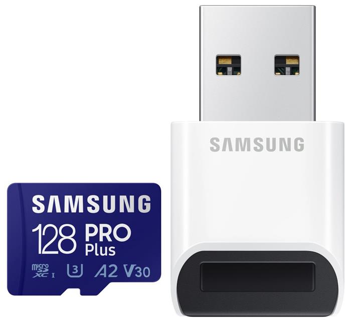 Samsung PRO Plus 128GB microSDXC karta + USB čtečka