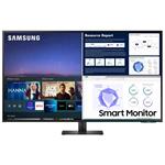 Samsung Smart M7, 43" VA, 3840x2160@60Hz, 300cd, Wi-Fi, BT, USB hub, audio, černý