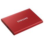 Samsung T7 500GB externí SSD, USB 3.1, metallic red