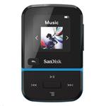 SanDisk Clip Sport Go MP3 přehrávač, 32GB, černo-modrý