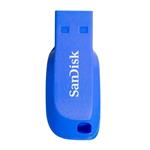 SanDisk Cruzer Blade - 64GB, flash disk, USB 2.0, elektricky modrá