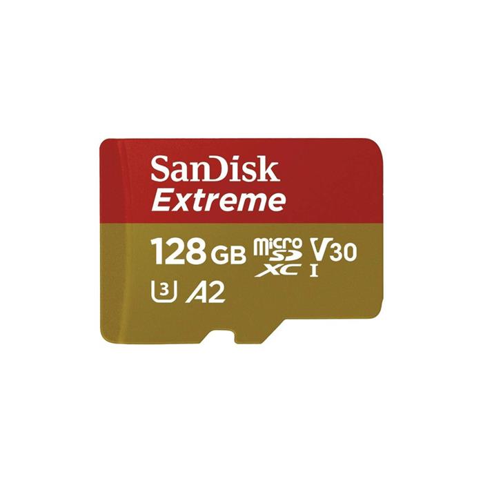 SanDisk Extreme 128GB microSDXC karta, 170R/80W + adaptér