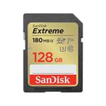 SanDisk Extreme 128GB SDXC karta, V30 UHS-I U3, 180R/90W