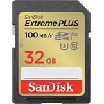 SanDisk Extreme PLUS 32GB SDHC karta, V30 UHS-I, 100R/60W