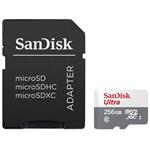 SanDisk Ultra 256GB microSDXC karta, UHS-I U1 + adaptér