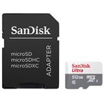 SanDisk Ultra 512GB microSDXC karta, UHS-I U1 + adaptér