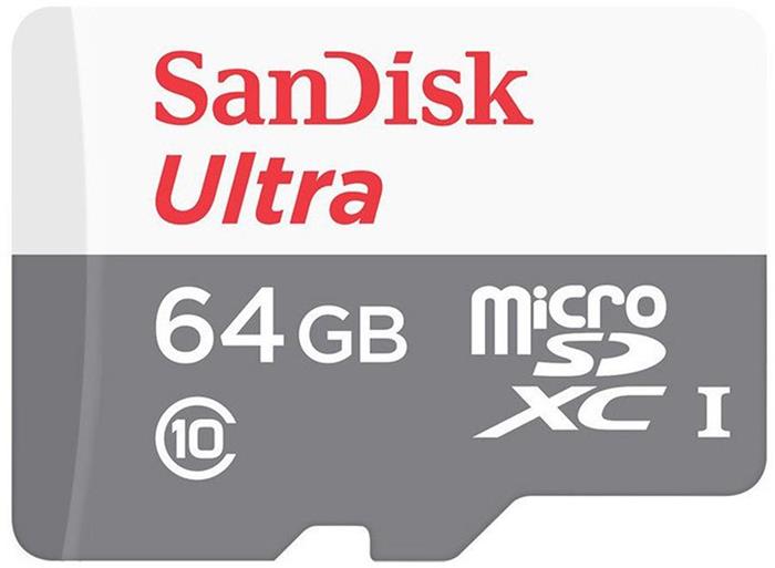 SanDisk Ultra 64GB microSDXC karta, UHS-I U1, 100R