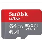 SanDisk Ultra 64GB microSDXC karta, UHS-I U1, + adaptér