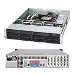 SC825TQ-710LP 2U eATX13, 8sATA/SAS,slimCD,LP,rPS 48V DC,černé
