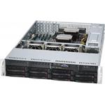 SC825TQC-R740LP 2U,eATX13, 8sATA/SAS3,slimCD,LP,rPS 740W (80+ PLATINUM),černé