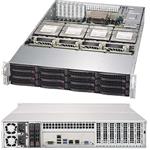 SC829HE1C4-R1K02LPB 2U eATX13, 4NVMe,12sATA/SAS3,2SFF,LP,rPS 1000W (80+ TITANIUM),černé