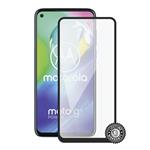 Screenshield MOTOROLA Moto G8 XT2045 Tempered Glass protection (full COVER black)