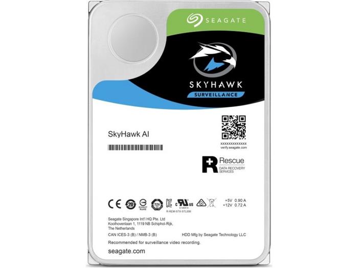 Seagate SkyHawk AI 16TB, 3.5" HDD pro DVR, 7200rpm, 256MB, SATA III