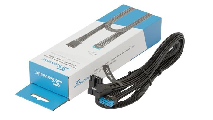 Seasonic kabel 12VHPWR, lomený 90°, 70cm, černý