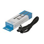 Seasonic kabel 2x 8-pin na 1x 12VHPWR, lomený 90°, 75cm, černý