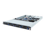 Server R133-C11 1U S-AM5(105W), 2×10+2×1GbE, 4sATA3,5"+4sATA 2,5", M.2, 4DDR5, PCI-E16(g5),1E4g4, IPMI, rPS (80+ PLAT.)