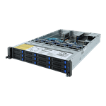 Server R261-3C0 2U 2S-P, 2GbE, 12sATA3, 2SFF, 2M.2, IPMI, 16DDR4-2933, 8PCI-E16/8, rPS(1+0) (80+PLAT)
