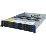 Server R272-Z30 2U S-SP3(240W), 2GbE,12sATA, 2SFF, 2M.2, IPMI, 16DDR4-3200, PCI-E16(g4). OCP, rPS (80+PLAT)