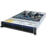 Server R282-Z91 2U 2S-SP3(240W),2GbE,24SFF(SAS3 exp), 2SFF,M.2, IPMI,32DDR4-3200, 8PCI-E8/16(g4),2OCP, rPS(80+PLAT)