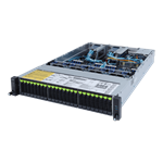 Server R282-Z94 2U 2S-SP3(240W), 2GbE, 24NVMe4, 2SFF, M.2, IPMI, 32DDR4-3200, PCI-E16(g4), IPMI, RoT, rPS (80+ PLAT.)