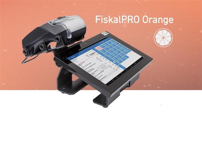 Set FiskalPRO Orange - VX520, Stojan, Tablet 10,1“