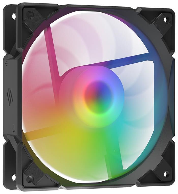 SilentiumPC Stella HP, ventilátor 120mm, 1200rpm, HBS, aRGB (3-pin), 3-pin