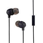 Sluchátka Marley  Little Bird - Black, sluchátka do uší s ovladačem a mikrofonem