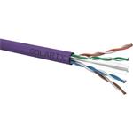 Solarix kabel UTP CAT6, drát, 305m/cívka, fialový,  LS0H, SXKD-6-UTP-LS0H