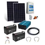 Solarmi OffGrid 2000 ostrovní solární elektrárna, 2x 385Wp černý, 150Ah, 2 kW