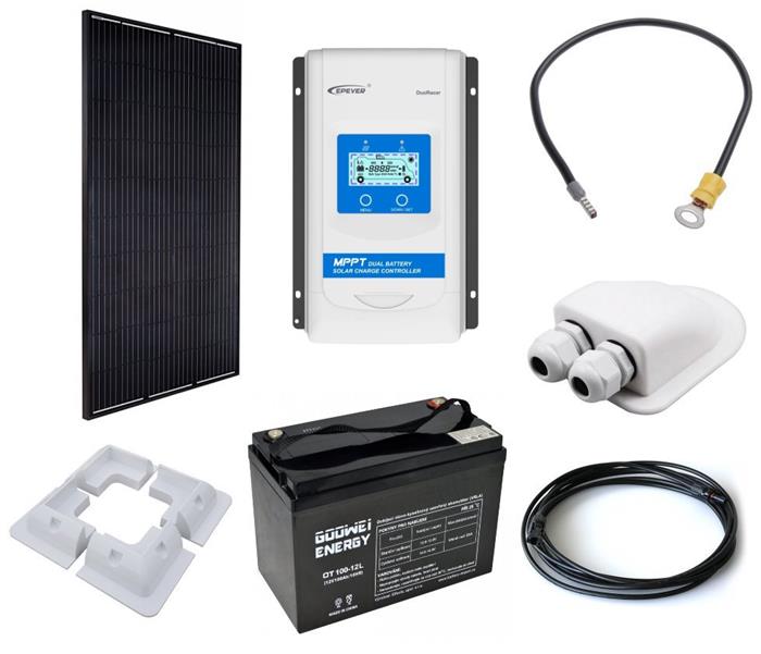 Solarmi OffGrid 400 solární nabíjení pro karavany, 385Wp, 100Ah