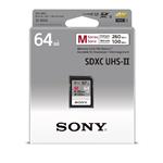 SONY 64GB SDXC karta, UHS-II, 260R/100W