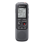 Sony ICD-PX240, digitální diktafon, 4GB, černo-stříbrný