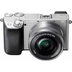SONY ILCE-6100 Fotoaparát Alfa 6100 + 16-50mm objektiv - Silver