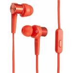 SONY MDR-XB55AP, sluchátka do uší, mikrofon, EXTRA BASS, červená