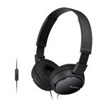 SONY MDR-ZX110AP, sluchátka s mikrofonem, 12Hz-22KHz, černá