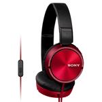 SONY MDR-ZX310AP, sluchátka, červeno-černá