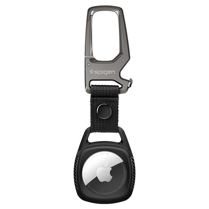Spigen Rugged Armor klíčenka pro Apple AirTag, černá