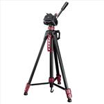 Stativ tripod Hama STAR BR, 160 - 3D, barva černá/ červená
