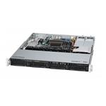 SUPERMICRO 1U chassis 4x 3,5" HS SAS/SATA (12G), 2x400W (Platinum)