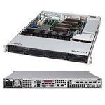 SUPERMICRO 1U chassis 4x 3,5" HS SAS3/SATA, 600W (80PLUS Platinum)