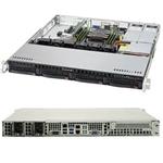 SUPERMICRO 1U server 1x LGA1151, iC236, 4x DDR4 ECC, 4x 3.5" HS SATA3, 2x400W (80+ Platinum), IPMI