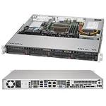 SUPERMICRO 1U server 1x LGA1151, iC236, 4x DDR4 ECC, 4x 3.5" HS SATA3, 4x LAN, 350W, IPMI