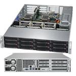 SUPERMICRO 2U server 2x LGA3647, iC621, 12x DDR4 ECC R, 8x SATA3 HS (3,5"), 2x1GbE, 2x 1000W(80+titanium), IPMI, WIO