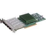 SUPERMICRO AOC-STG-I4S Quad SFP+ 10Gb/s, PCI-E 3.0 8x  (8GT/s) Card, LP