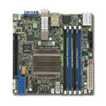 SUPERMICRO mini-ITX MB Xeon D-1587 (16-core), 4x DDR4 ECC DIMM,6xSATA1x PCI-E 3.0 x16, 2x10Gb SFP+, 2x 1Gb LAN,IPMI