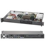 SUPERMICRO mini1U server 1x LGA1151, iC232, 4x DDR4 ECC, 1x 3.5" Fix SATA, 200W, IPMI